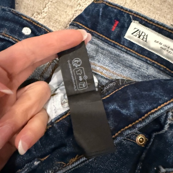 Zara‎ Blue Straight Leg Jeans Classic Style - Picture 7 of 9